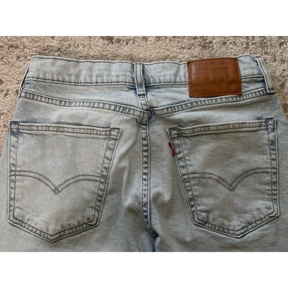 Levi's 514 Straight Leg Jeans 30x32 Light Wash Classic Denim Men's